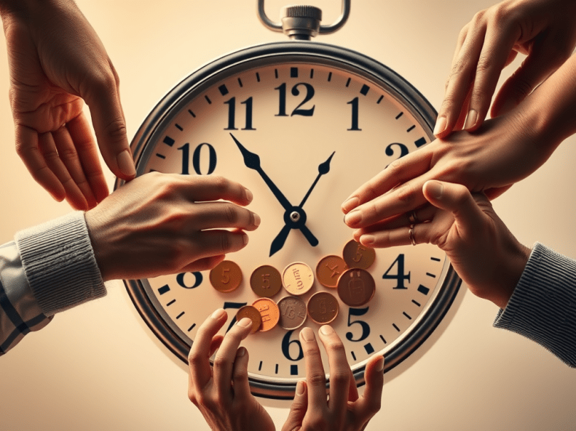 Time Banks, symbolic image AI